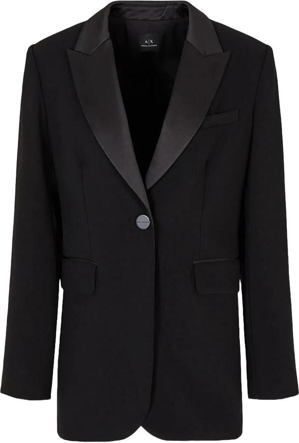Armani Exchange Klassieke Zwarte Blazer Black Dames - Foto 3