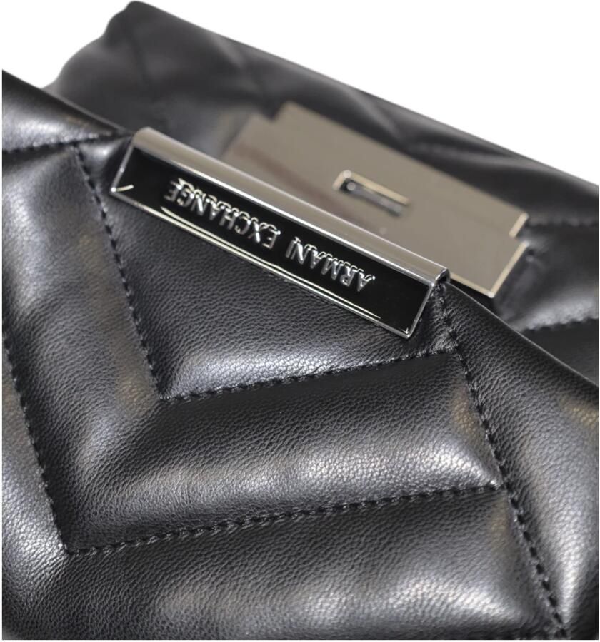Armani Exchange Kleine Polyester Tas Collectie voor Vrouwen Black Dames