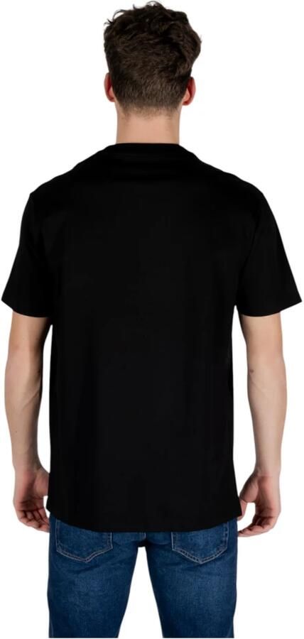 Armani Exchange Zwarte Katoenen Ronde Hals T-Shirt Black Heren - Foto 2