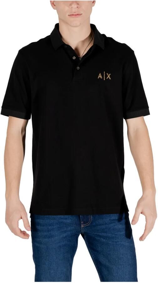 Armani Exchange Korte Mouw Polo Lente Zomer Collectie Black Heren - Foto 7