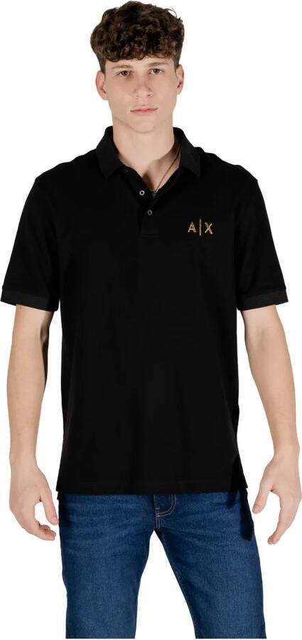 Armani Exchange Korte Mouw Polo Lente Zomer Collectie Black Heren - Foto 2