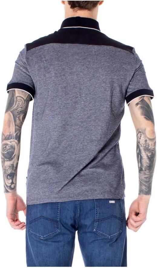 Armani Exchange Korte mouw poloshirt collectie Lente Zomer Blue Heren