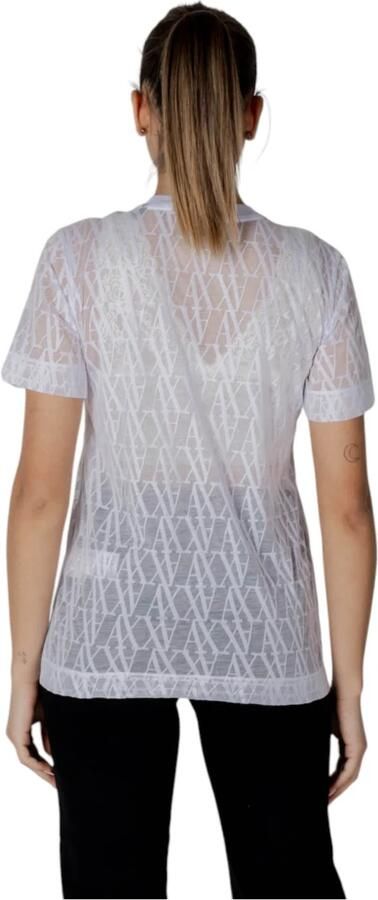 Armani Exchange Korte Mouw T-Shirt Collectie White Dames - Foto 3