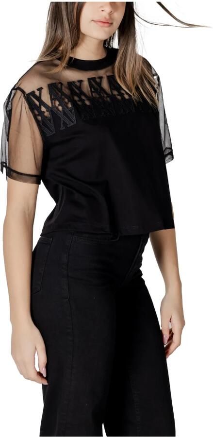 Armani Exchange Korte mouwen katoenen T-shirt collectie Black Dames - Foto 2