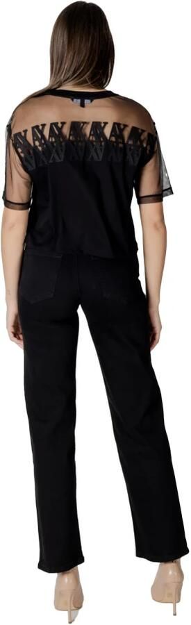 Armani Exchange Korte mouwen katoenen T-shirt collectie Black Dames - Foto 6