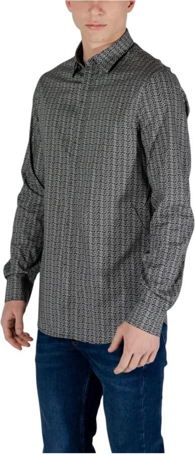 Armani Exchange Lange mouwen shirt Lente Zomer Collectie Black Heren - Foto 5