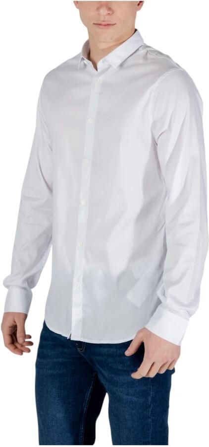 Armani Exchange Lange mouwen shirt Lente Zomer Collectie White Heren - Foto 6