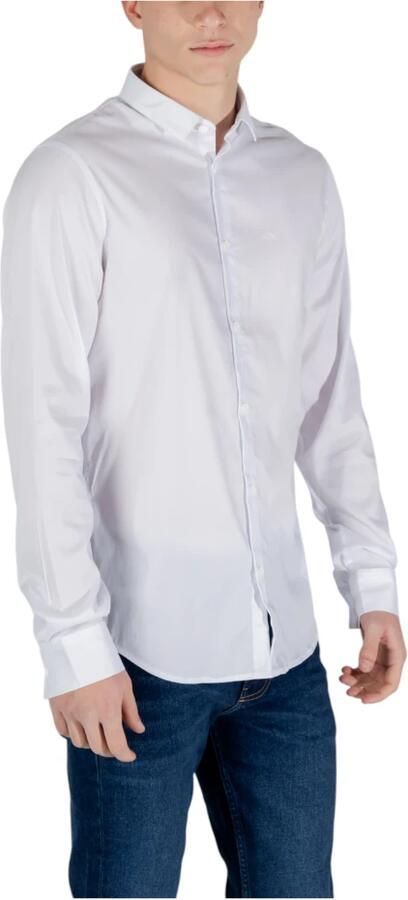 Armani Exchange Lange mouwen shirt Lente Zomer Collectie White Heren - Foto 3