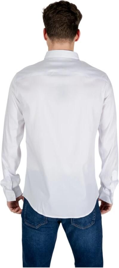 Armani Exchange Lange mouwen shirt Lente Zomer Collectie White Heren - Foto 4
