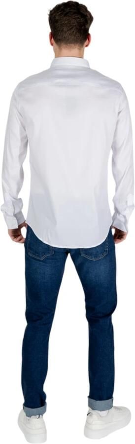 Armani Exchange Lange mouwen shirt Lente Zomer Collectie White Heren - Foto 5