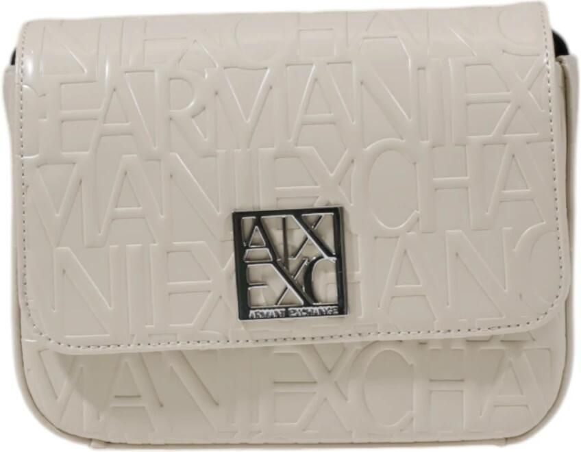 Armani Exchange Lente Zomer Dames Tas van Polyurethaan Beige Dames - Foto 5