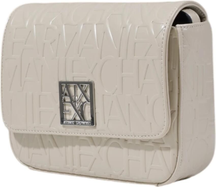 Armani Exchange Lente Zomer Dames Tas van Polyurethaan Beige Dames - Foto 3
