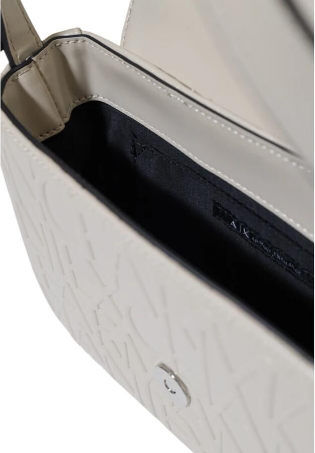 Armani Exchange Lente Zomer Dames Tas van Polyurethaan Beige Dames - Foto 4