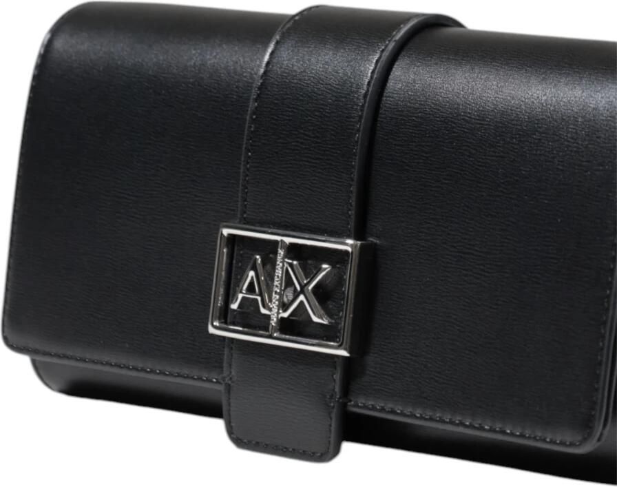 Armani Exchange Lente Zomer Damesportemonnee Black Dames