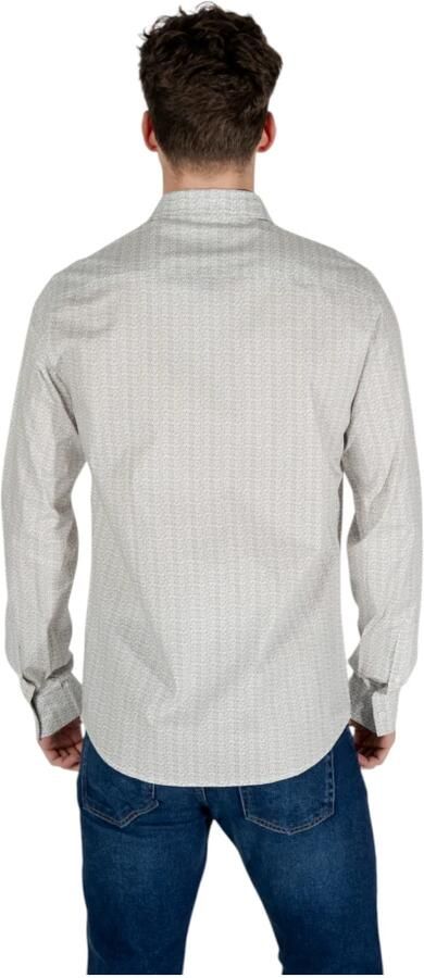 Armani Exchange Geometrisch Patroon Longsleeve T-shirt Beige Heren - Foto 5