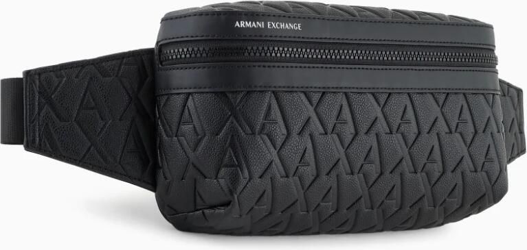 Armani Exchange Logo Heuptas met Verstelbare Band Black Heren - Foto 4
