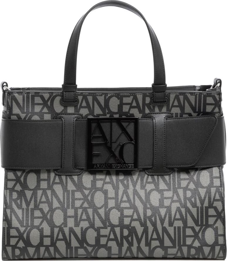 Armani Exchange Logo Multikleur Schoudertas met Verstelbare Band Multicolor Dames - Foto 2