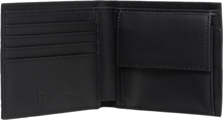 Armani Exchange Minimalistische Polyester Portemonnee voor Mannen Black Heren - Foto 6