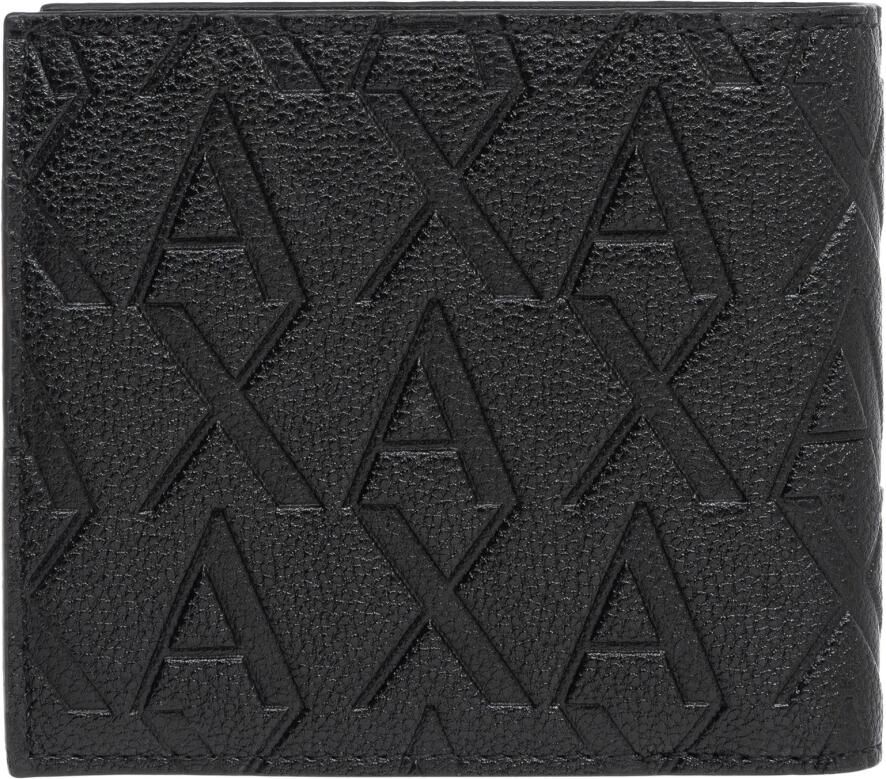 Armani Exchange Minimalistische Polyester Portemonnee voor Mannen Black Heren - Foto 3
