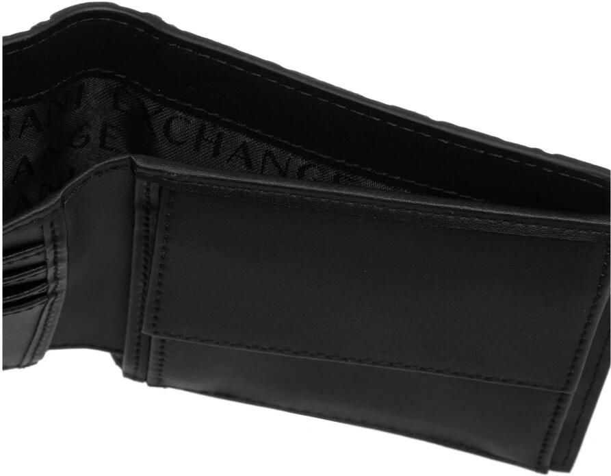 Armani Exchange Minimalistische Polyester Portemonnee voor Mannen Black Heren - Foto 5