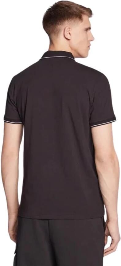 Armani Exchange Polo Shirt Katoen Elastaan Mix Black Heren - Foto 4