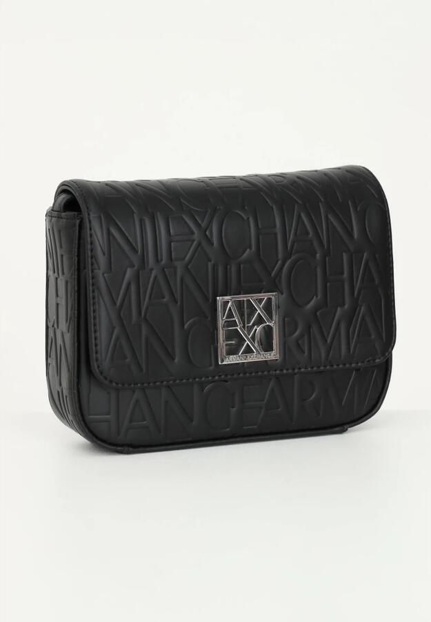 Armani Exchange Compacte polyurethaan handtas voor vrouwen Black Dames - Foto 7