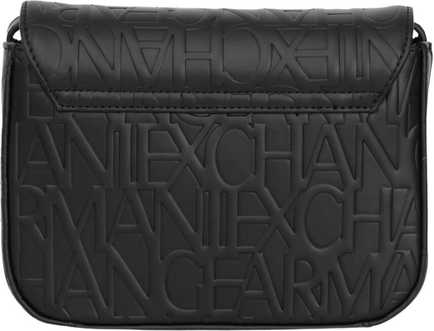 Armani Exchange Compacte polyurethaan handtas voor vrouwen Black Dames - Foto 8