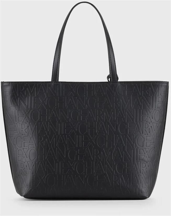 Armani Exchange Stijlvolle Polyester Handtas met Polyurethaan Buitenkant Black Dames - Foto 7