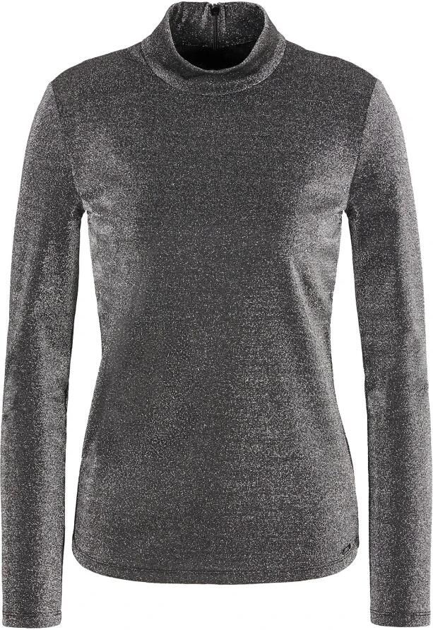 Armani Exchange Lurex Hoge Hals Lange Mouw Trui Gray Dames - Foto 3