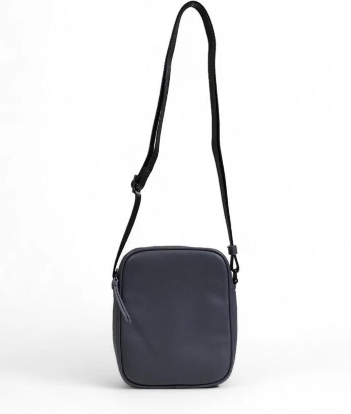 Armani Exchange Blauwe Effen Schoudertas met Rits Blue Heren