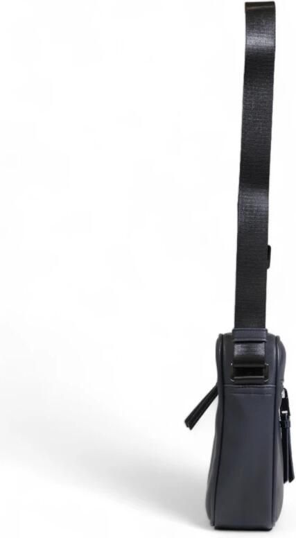 Armani Exchange Blauwe Effen Schoudertas met Rits Blue Heren - Foto 3