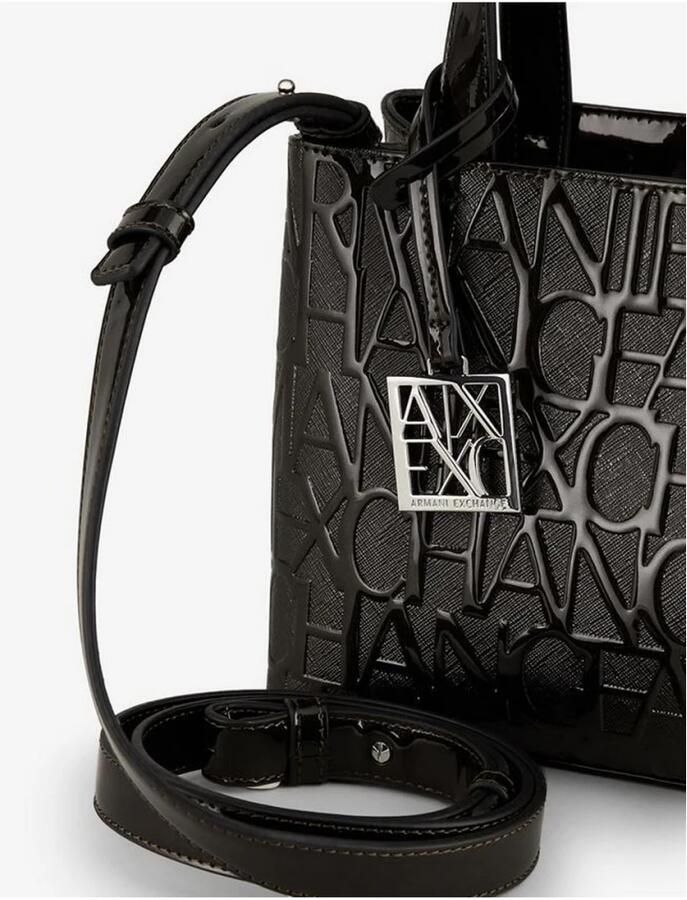 Armani Exchange Zwarte Shopper Tas Stijlvol en Praktisch Black Dames - Foto 4