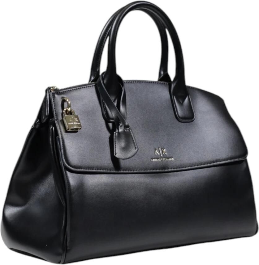 Armani Exchange Middelgrote Polyester Dames Tas Collectie Black Dames