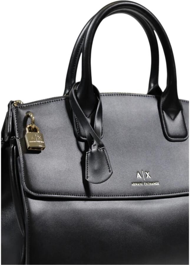 Armani Exchange Middelgrote Polyester Dames Tas Collectie Black Dames - Foto 5