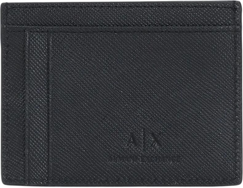 Armani Exchange Minimalistische Heren Zwarte Pasjeshouder Black Heren - Foto 2