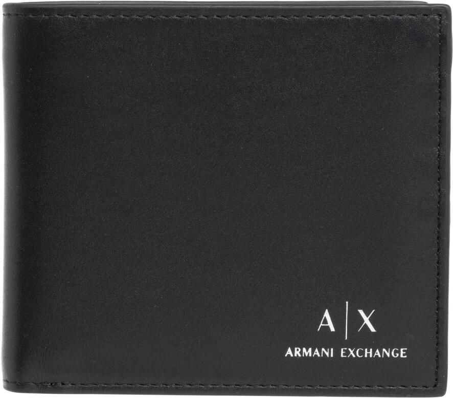 Armani Exchange Minimalistische Portemonnee met Kaartsleuven Black Heren - Foto 4