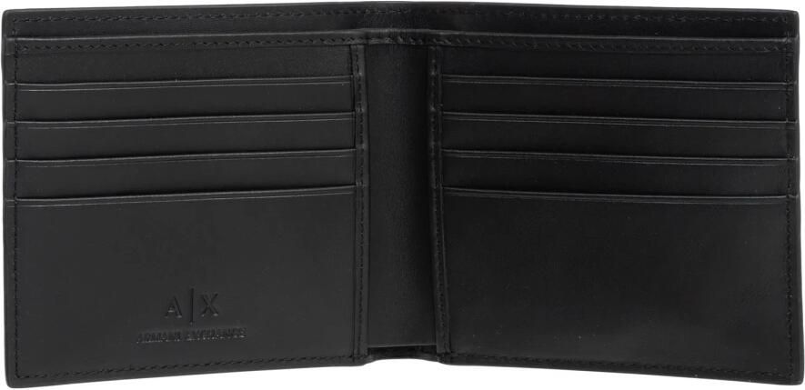 Armani Exchange Minimalistische Portemonnee met Kaartsleuven Black Heren - Foto 3