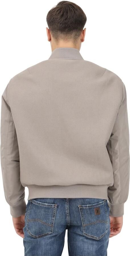 Armani Exchange Moderne Beige Bomberjack Beige Heren - Foto 2