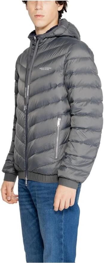 Armani Exchange Moderne Grijze Polyesterjas Heren Collectie Gray Heren - Foto 3