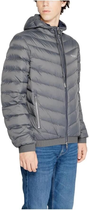 Armani Exchange Moderne Grijze Polyesterjas Heren Collectie Gray Heren - Foto 2