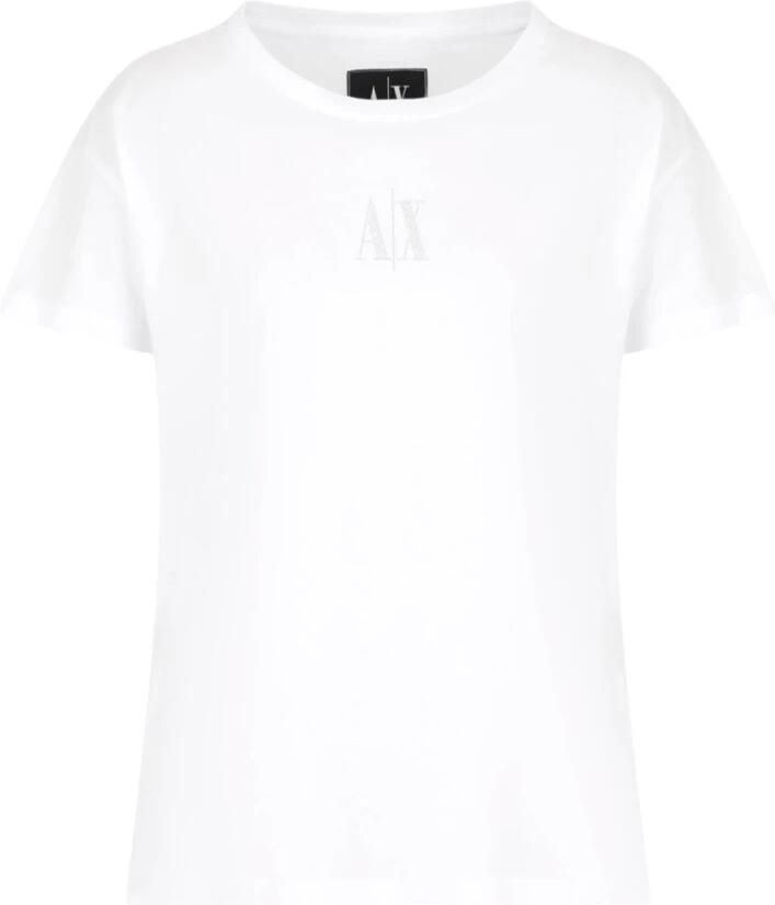 Armani Exchange Stijlvolle High-Waisted Tailored Shorts White Dames - Foto 2