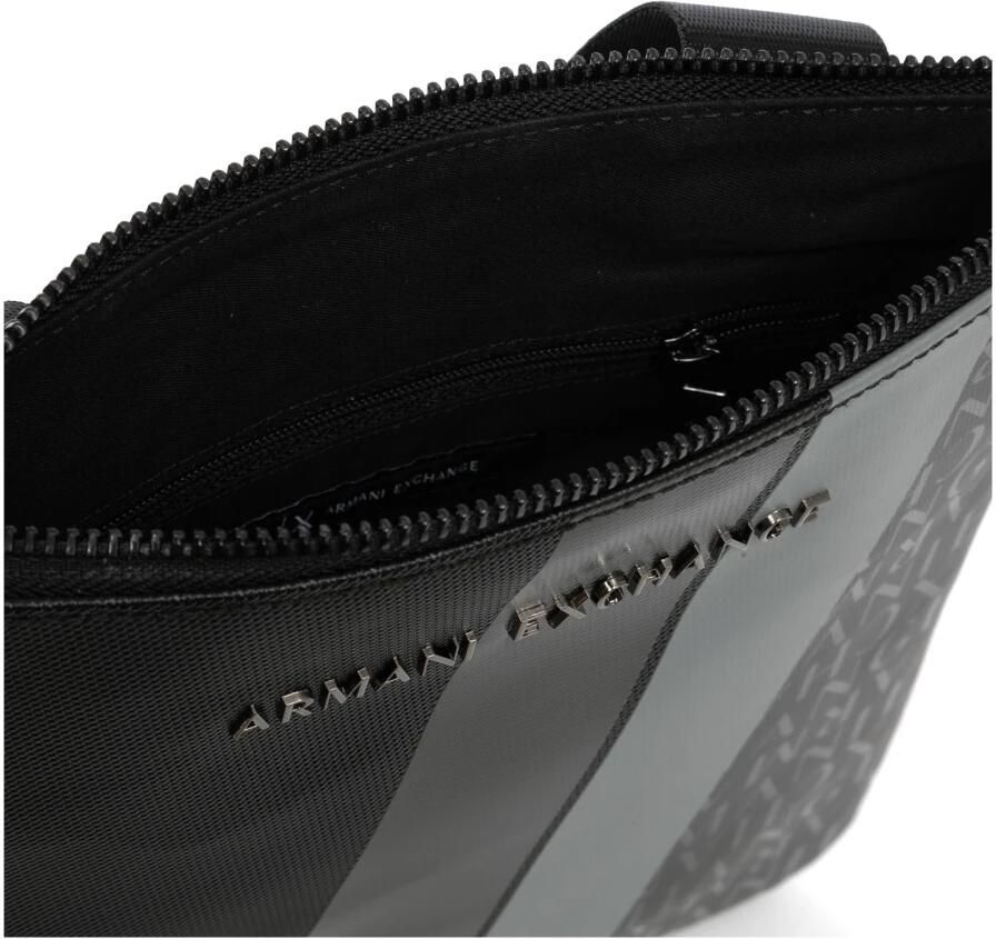 Armani Exchange Multicolor Crossbody Tas met Verstelbare Band Black Heren