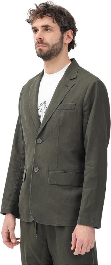 Armani Exchange Olijfgroene Casual Jas Green Heren - Foto 3