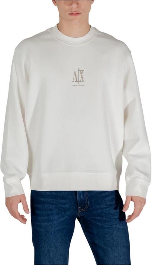 Armani Exchange Onbedekte Sweatshirt Lente Zomer Collectie Beige Heren - Foto 5