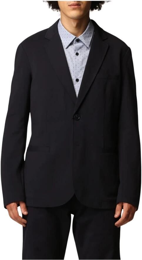 Armani Exchange Regular fit colbert met dubbele knoopsluiting model 'GIACCA' - Foto 2