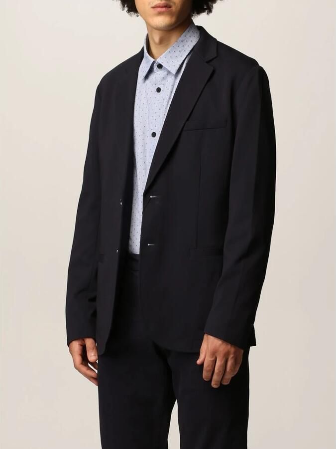 Armani Exchange Regular fit colbert met dubbele knoopsluiting model 'GIACCA' - Foto 2