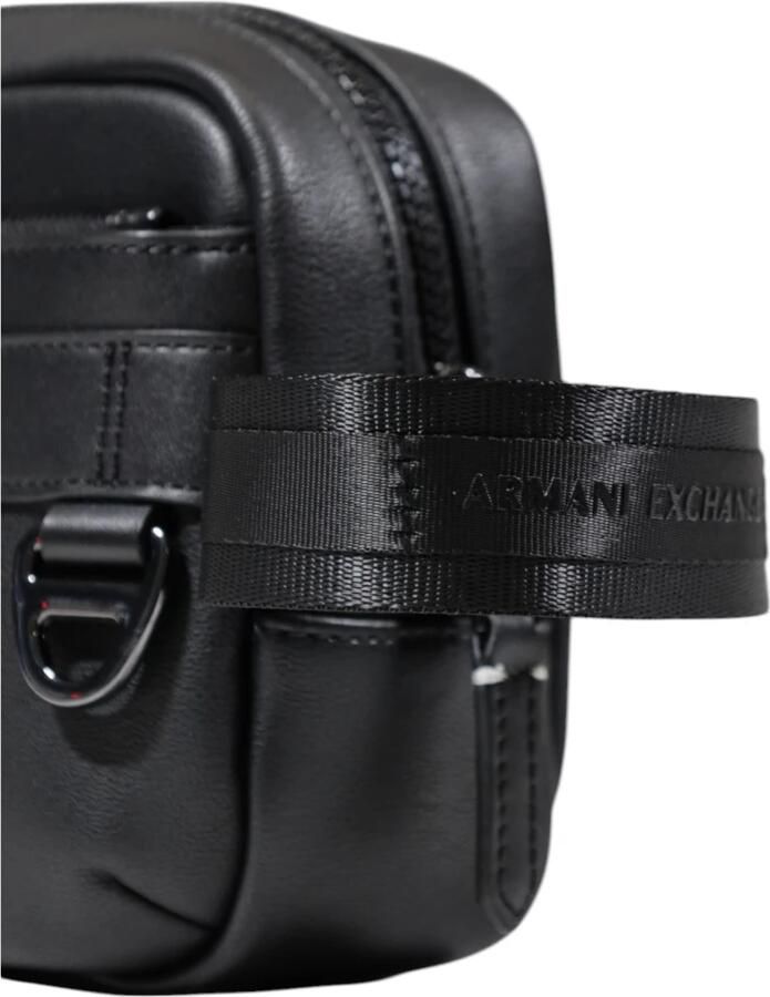 Armani Exchange Zwarte Polyester Tas met Meerdere Zakken Black Heren - Foto 2