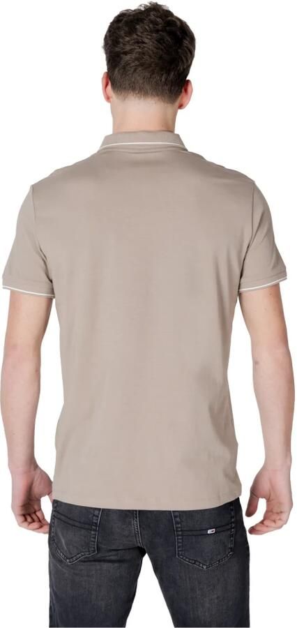 Armani Exchange Polo Korte Mouw Lente Zomer Collectie Beige Heren - Foto 3