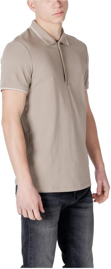 Armani Exchange Polo Korte Mouw Lente Zomer Collectie Beige Heren - Foto 6