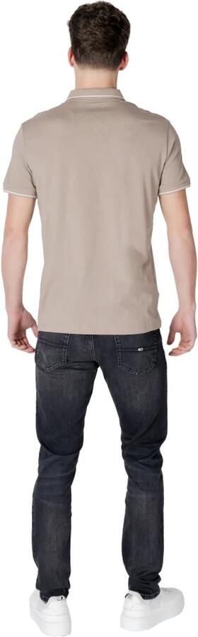 Armani Exchange Polo Korte Mouw Lente Zomer Collectie Beige Heren - Foto 8